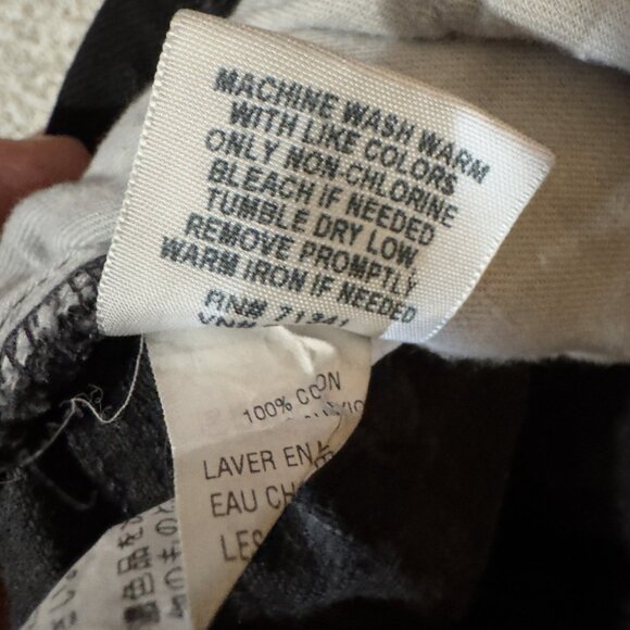 L.L. Bean Women's Straight Leg Jeans - Jet Black - Picture 6 of 8